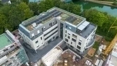 Baustellenansicht von oben